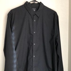 H&M Black men’s dress shirt XL